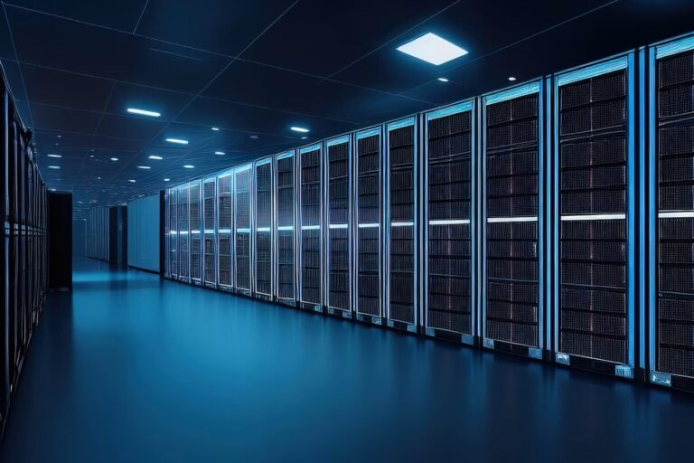 server-racks-computer-network-security-server-room-data-center-d-render-dark-blue-generative-ai_1258-150894